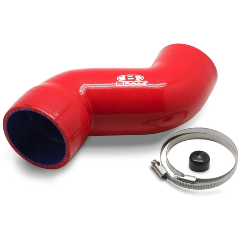 BX Silicone Intake Hoses - BLOX Racing 08-14 WRX / 08-20 STi Air Box Intake Hose - Red