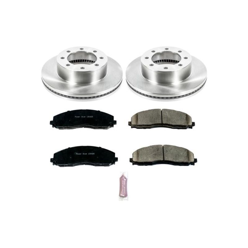 PSB Autospecialty Rotor - Power Stop 13-16 Ford F-450 Super Duty Front Autospecialty Brake Kit