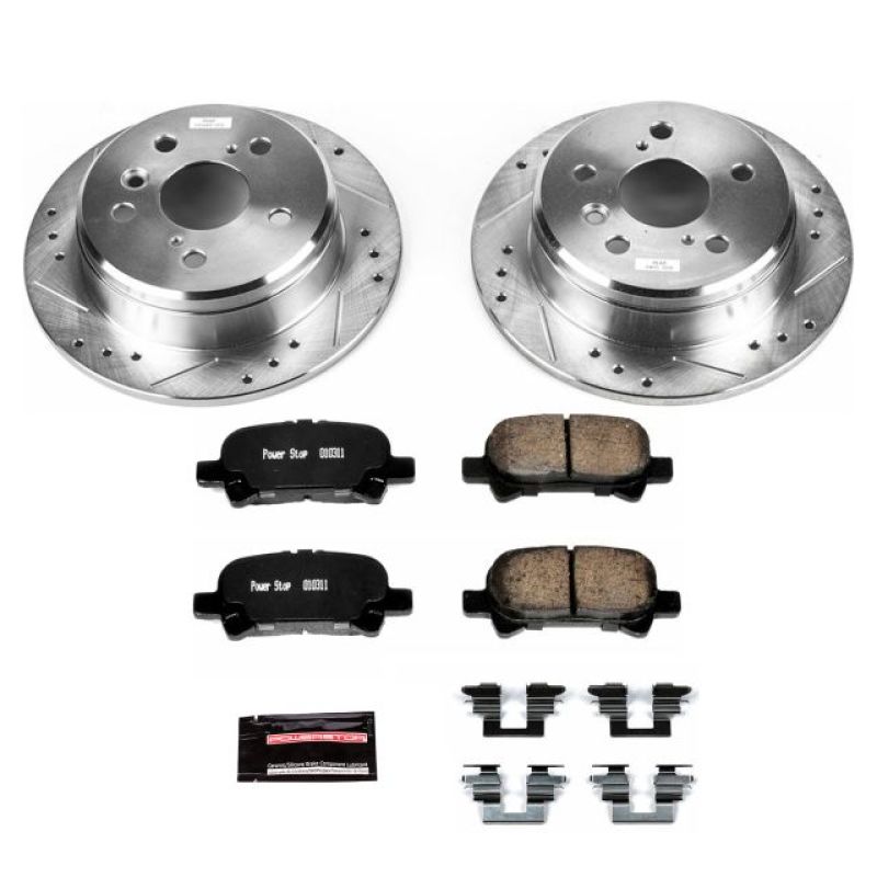 PSB Z23 Evolution Kit - Power Stop 00-01 Toyota Camry Rear Z23 Evolution Sport Brake Kit