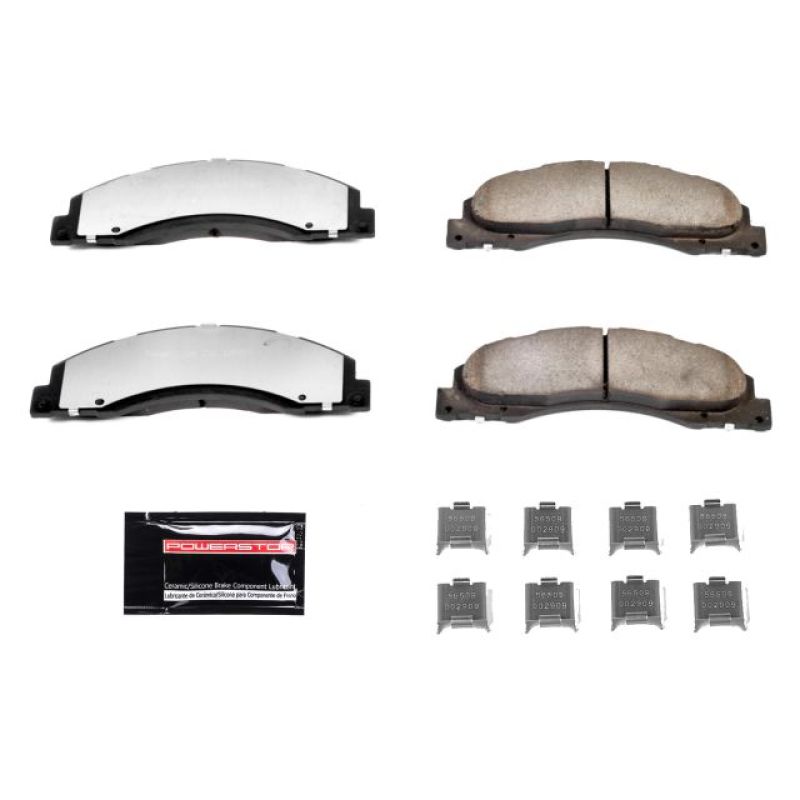 PSB Z36 Truck & Tow Brake Pads - Power Stop 08-14 Ford E-150 Front Z36 Truck & Tow Brake Pads w/Hardware