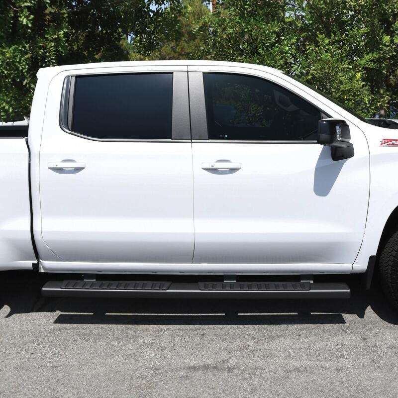 WES Nerf Bars - R7 - Westin 2019 Chevrolet Silverado/Sierra 1500 Crew Cab R7 Nerf Step Bars - Black