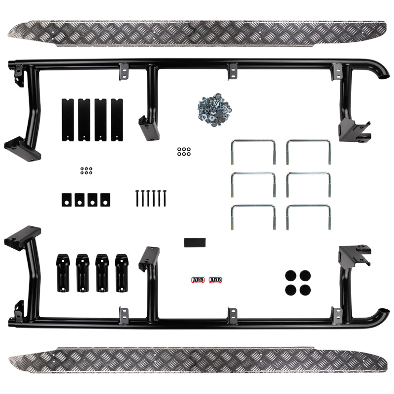 ARB Side Rails/Steps - ARB Deluxe Side Rails Rear 100 Ifs Not Lexus
