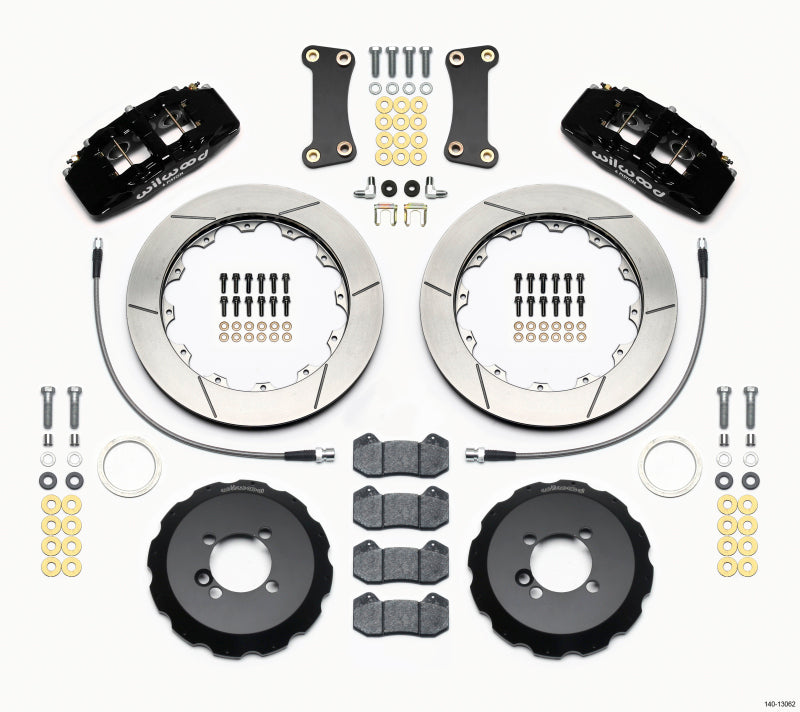 WIL Dynapro Brake Kit - Wilwood Dynapro 6 Front Hat Kit 12.88in 2002-Up Mini Cooper w/ Lines