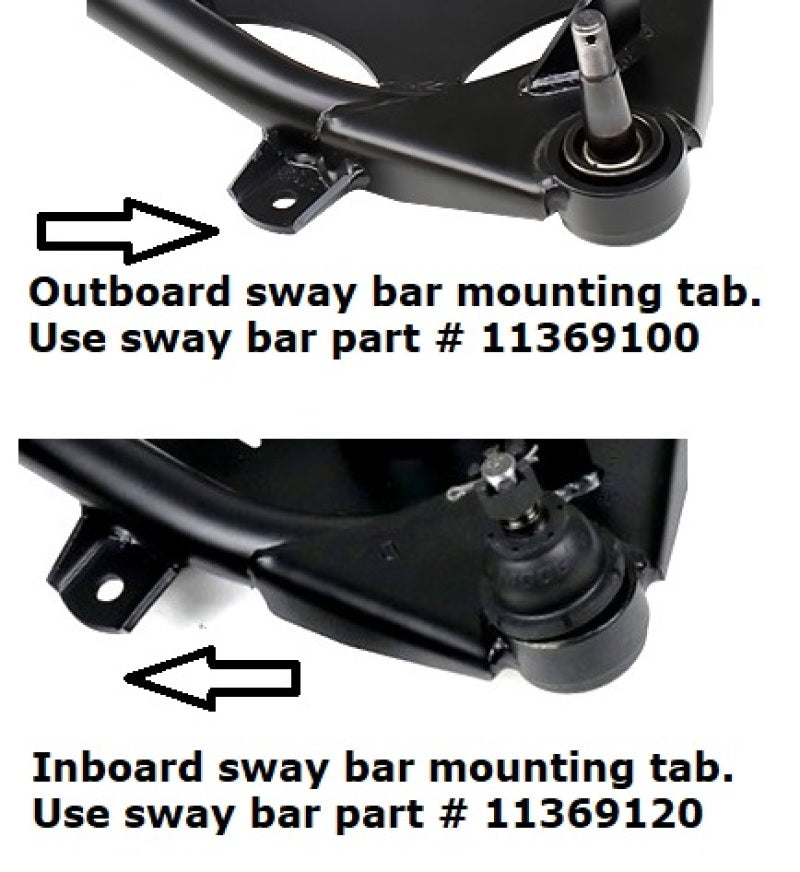 RID Sway Bars - Front - Ridetech 63-87 Chevy C10 2WD Front MuscleBar Sway Bar use with Stock Lower Arms