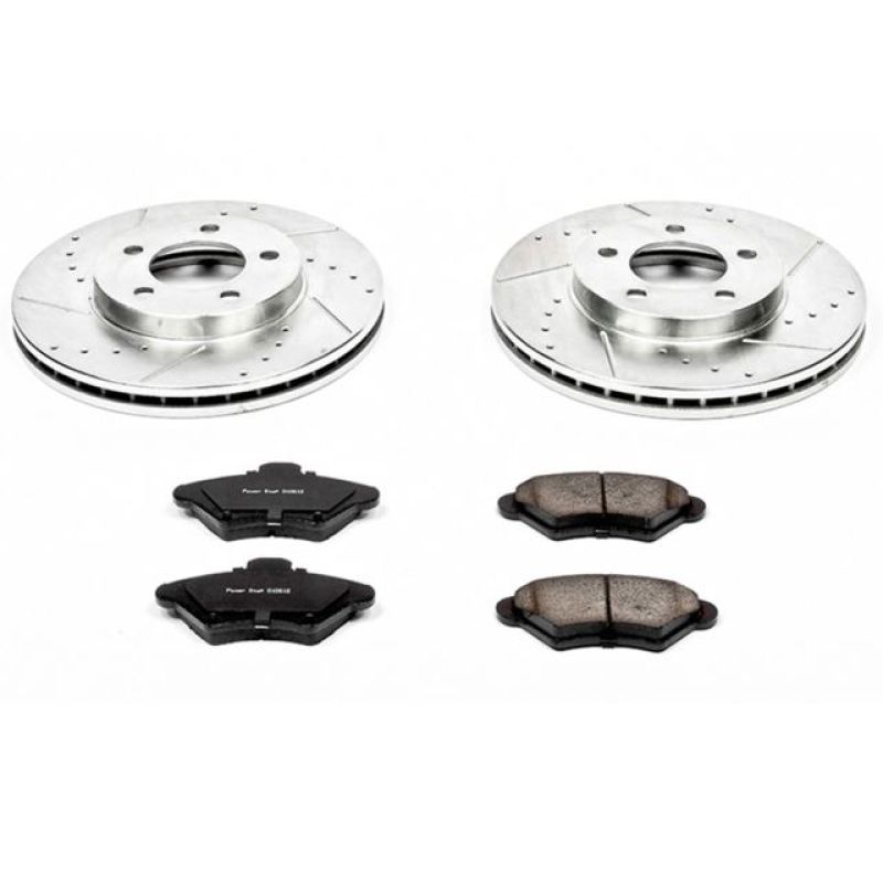 PSB Z23 Evolution Kit - Power Stop 93-97 Ford Thunderbird Front Z23 Evolution Sport Brake Kit