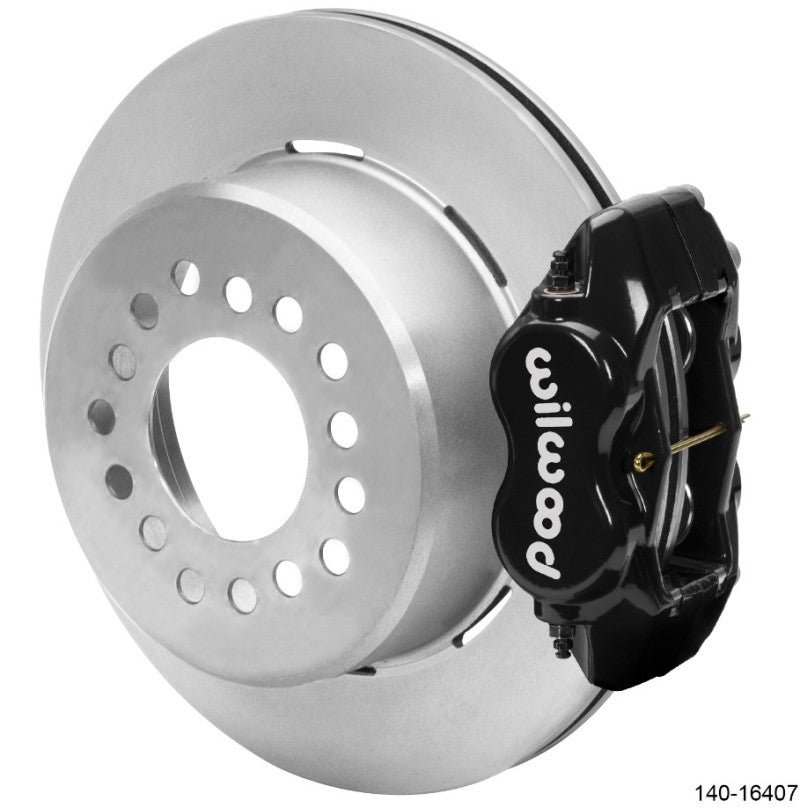 WIL Dynalite Brake Kit - Wilwood Ford Explorer 8.8in Rear Axle Dynalite Disc Brake Kit 12.19in Rotor -Black Caliper