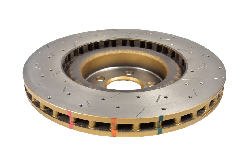 DBA 4000 Slot&Drill Rotors - DBA 15-22 Ford Mustang GT (w/Perf Package 380mm Frt Rotor) Front 4000 Series Drilled & Slotted Rotor