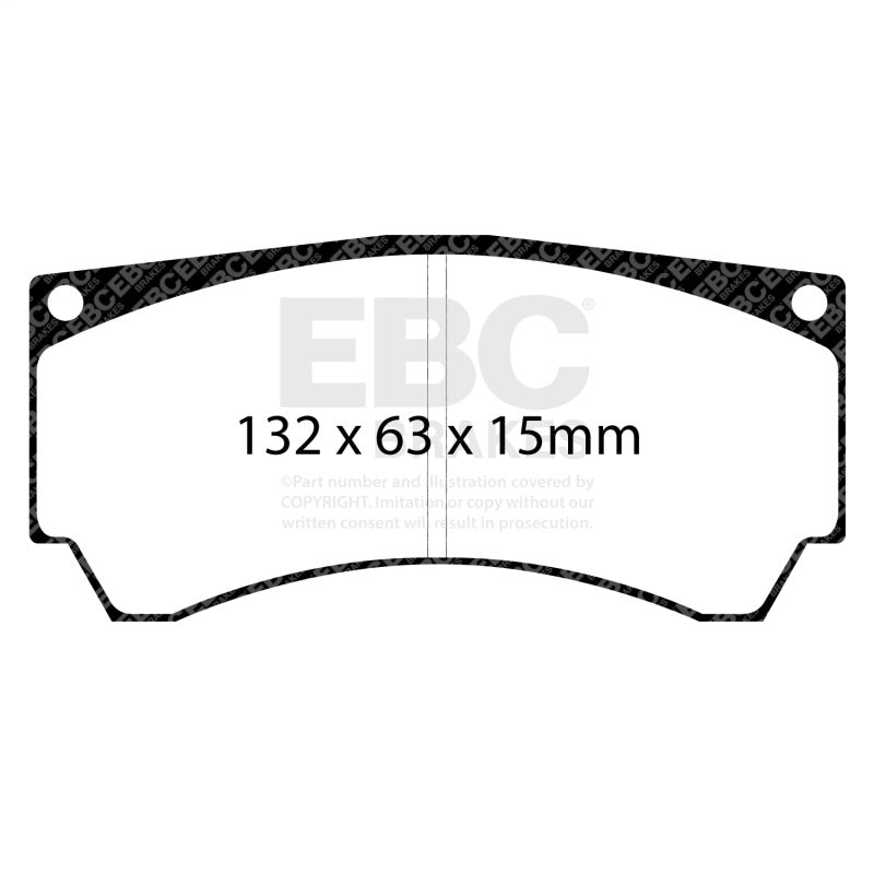 EBC Bluestuff Brake Pad Sets - EBC Alcon Mono4 Caliper Bluestuff Brake Pads