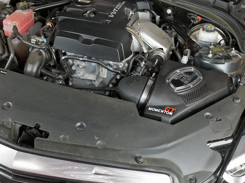AFE Momentum GT Cold Air Intakes - aFe Momentum GT Pro DRY S Stage-2 Intake System 13-16 Cadillac ATS L4-2.0L (t)