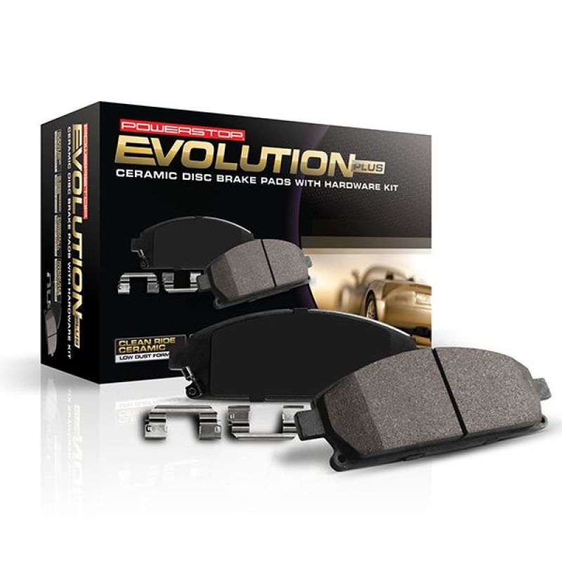 PSB Z17 Evolution Brake Pads - Power Stop 20-21 Mercedes-Benz GLE350 Front Z17 Evo Ceramic Brake Pad w/Hardware