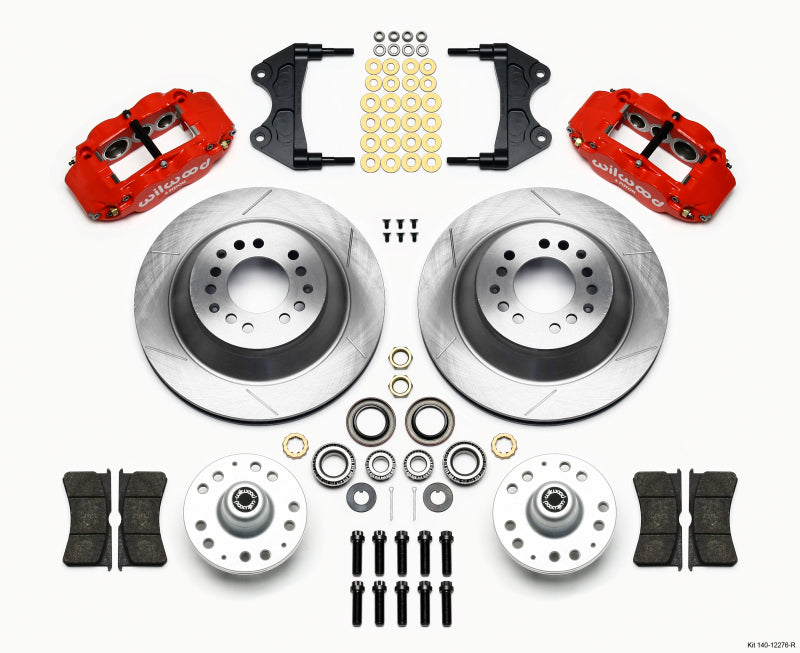WIL Superlite Brake Kit - Wilwood Narrow Superlite 6R Front Hub & 1PC Rtr Kit 12.88in-Red WWE ProSpindle
