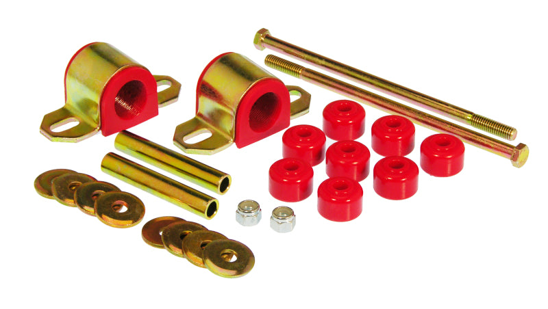 PRO Sway/End Link Bush - Red - Prothane 87-96 Dodge Dakota 2wd Front 28mm Sway Bar & End Link Bushings - Red
