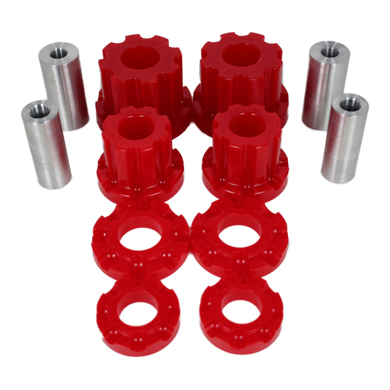 ES Subframe Bushings - Red - Energy Suspension 01-05 Lexus IS300 Rear Subframe Bushing Set - Red