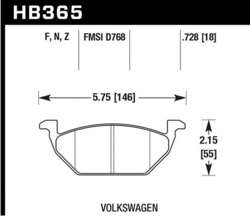 HAWK HPS 5.0 Brake Pad Sets - Hawk HPS 5.0 Street Brake Pads - Front