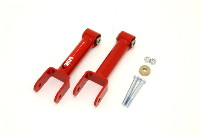 BMR Control Arms - BMR 79-04 Fox Mustang Upper Control Arms Non-Adj. w/ Spherical Bearings - Red