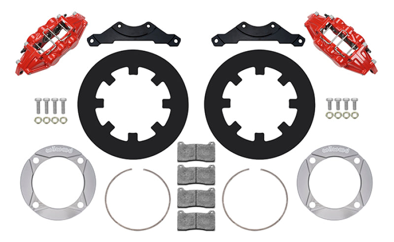 WIL UTV Big Brake Kits - Wilwood 2014+ Polaris RZR XP 1000 Rear Kit 11.25in - Red