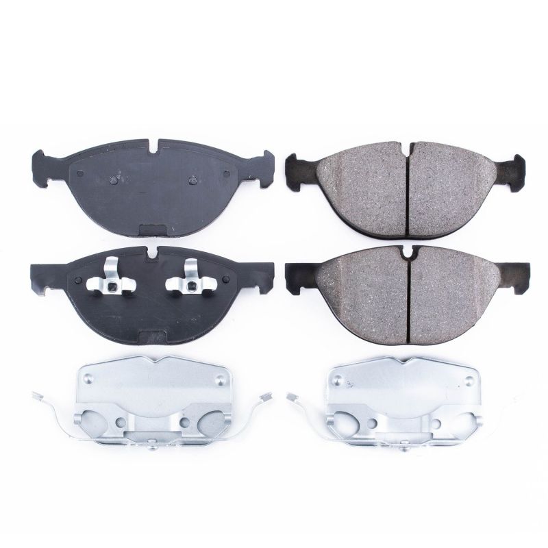 PSB Z17 Evolution Brake Pads - Power Stop 11-18 BMW X5 Front Z17 Evolution Ceramic Brake Pads w/Hardware