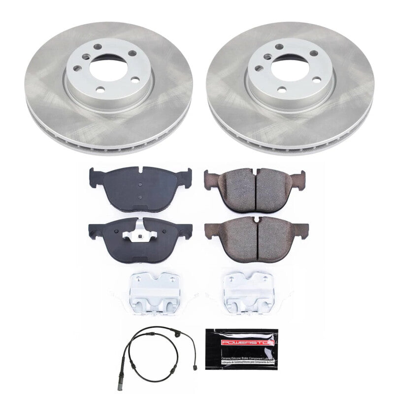 PSB Semi-Coated Rotor Kits - Power Stop 11-19 BMW X6 Front Semi-Coated Rotor Kit