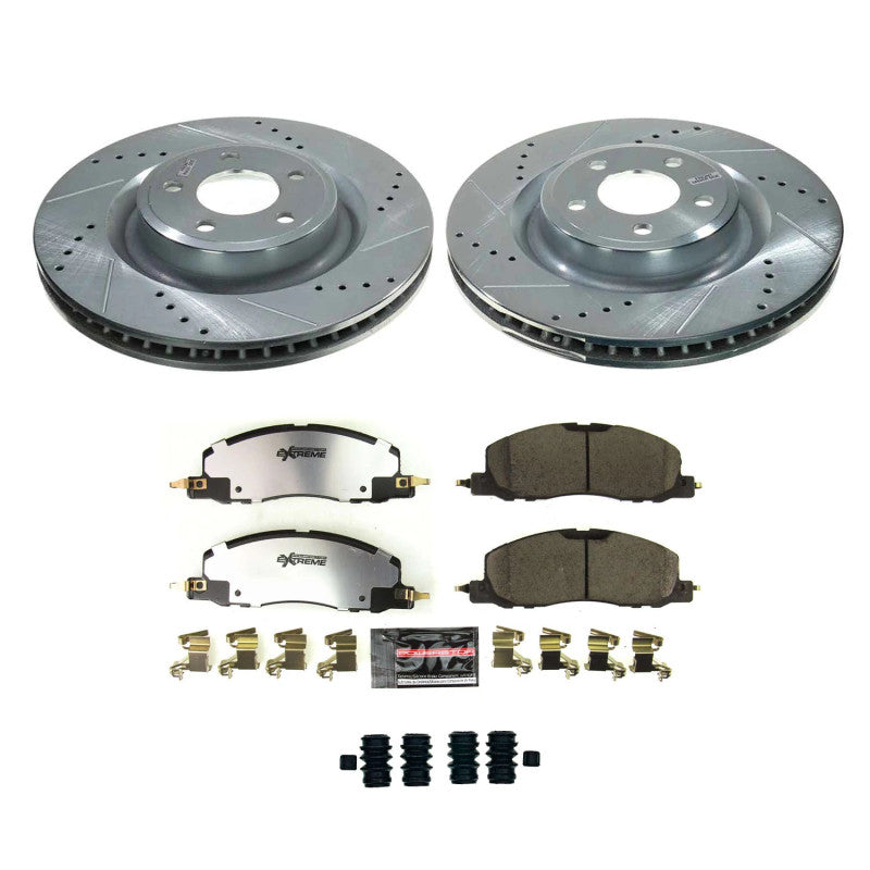 PSB Z36 Truck & Tow Kit - Power Stop 20-22 Lincoln Aviator Front Z36 Truck & Tow Brake Kit