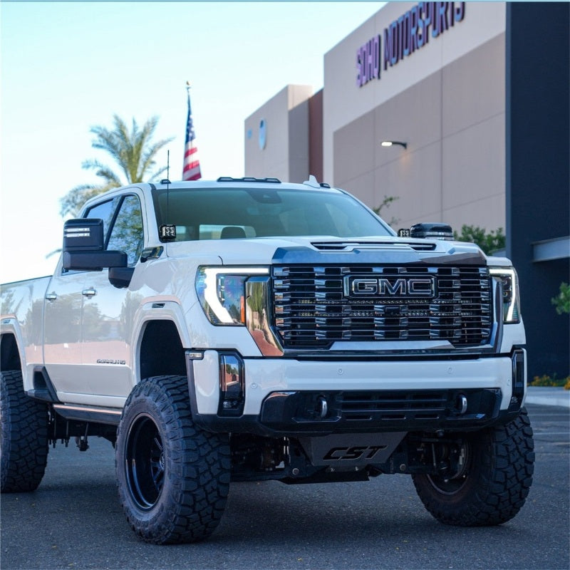 RIG Grill Kit - SR Series - Rigid Industries 24-27 GMC 2500/3500 HD Grill Midnight Kit