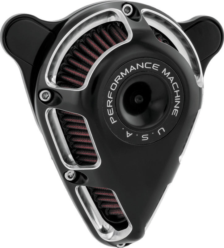PFM Air Cleaners - Performance Machine 91-Up XL Jet Air Cleaner - Contrast Cut