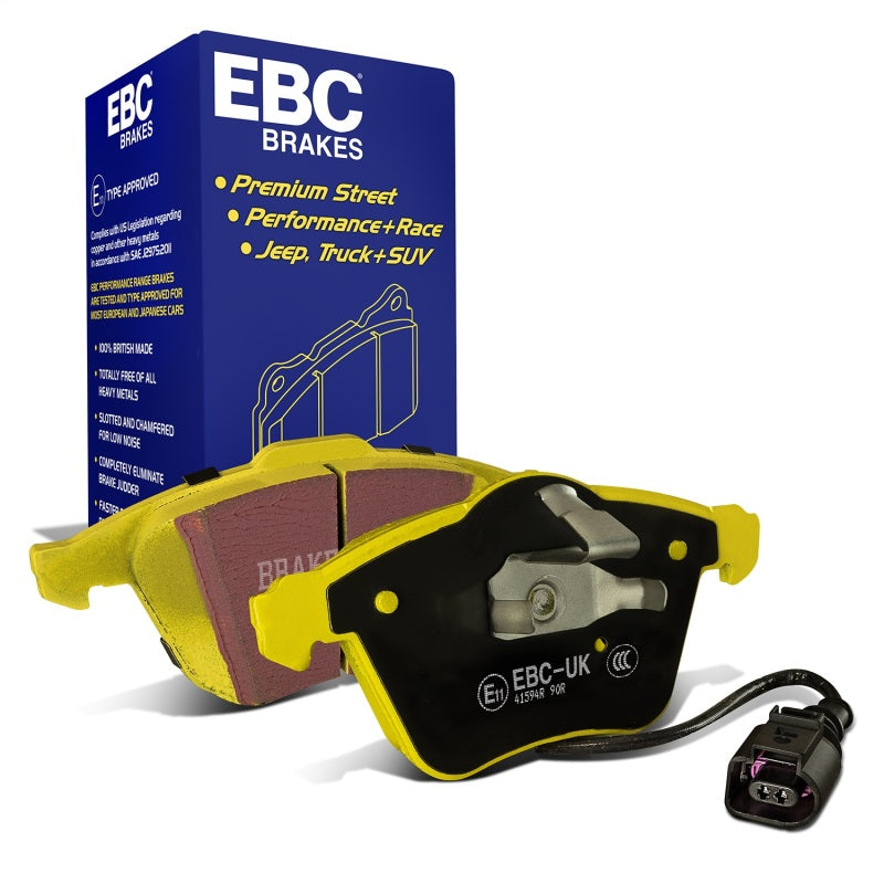 EBC Yellowstuff Brake Pad Sets - EBC 08-11 Volkswagen CC 3.6 Yellowstuff Front Brake Pads