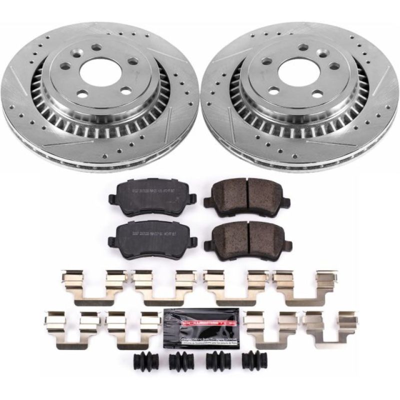 PSB Z23 Evolution Kit - Power Stop 10-17 Volvo XC60 Rear Z23 Evolution Sport Brake Kit