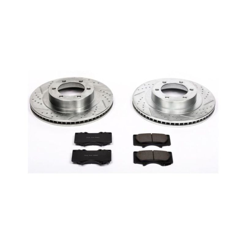 PSB Z23 Evolution Kit - Power Stop 03-09 Lexus GX470 Front Z23 Evolution Sport Brake Kit