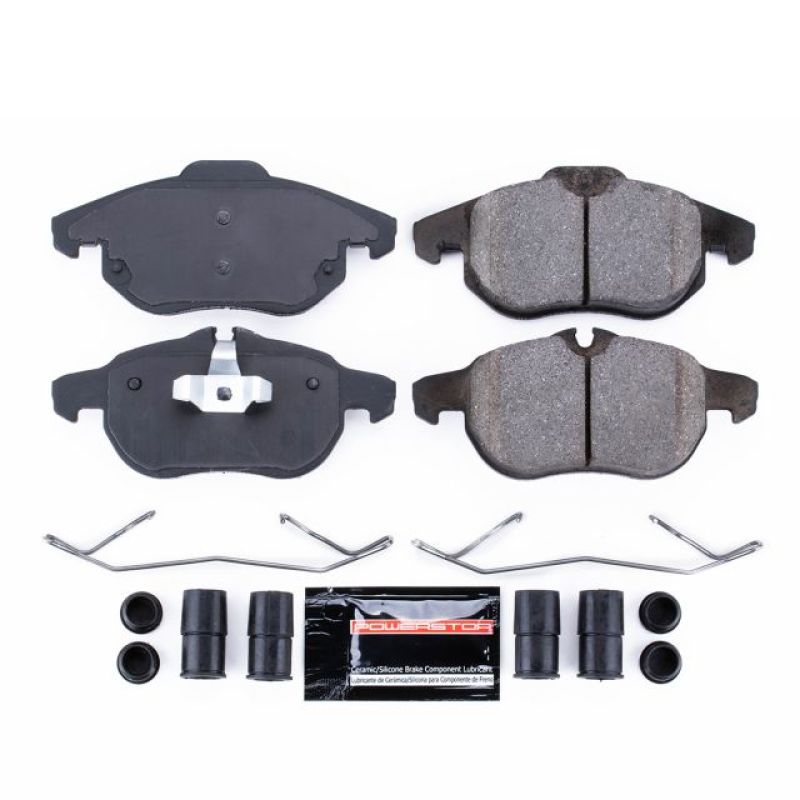 PSB Z23 Evolution Brake Pads - Power Stop 03-05 Saab 9-3 Front Z23 Evolution Sport Brake Pads w/Hardware