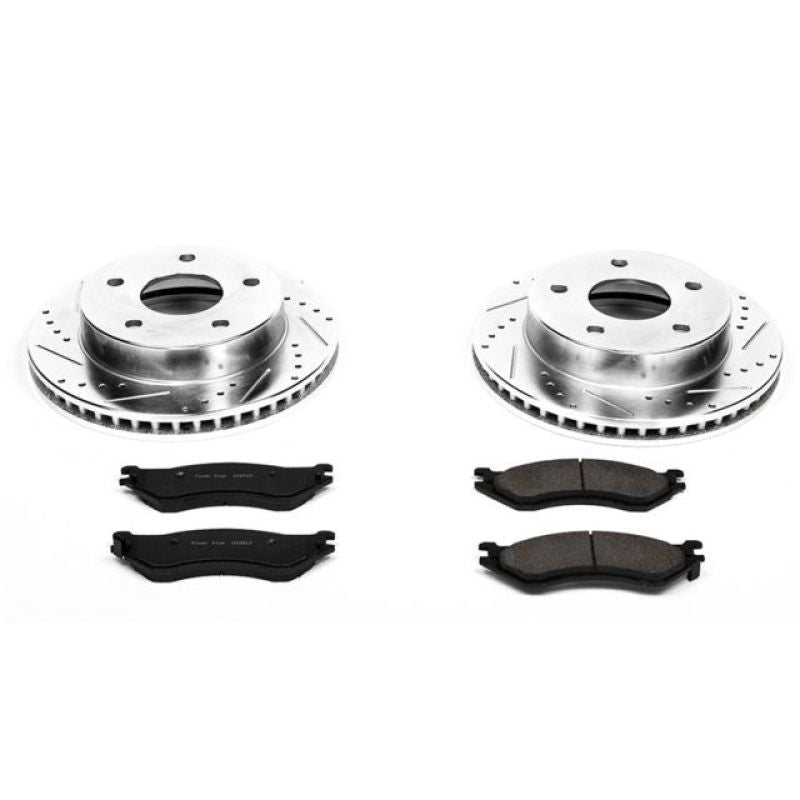 PSB Z23 Evolution Kit - Power Stop 00-01 Dodge Ram 1500 Front Z23 Evolution Sport Brake Kit