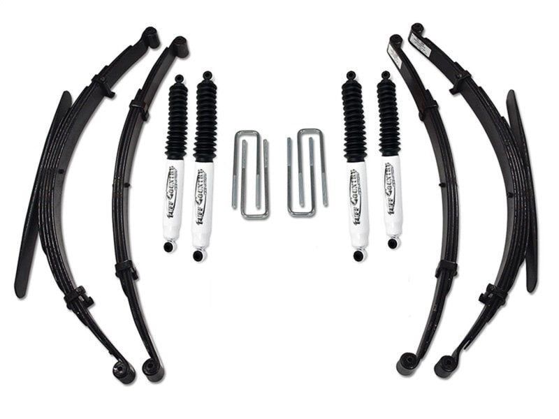 TUF Lift Kits - Tuff Country 69-93 Dodge Ramcharger 1/2 & 3/4 Ton 4x4 4in Lift Kit w/Rear Springs (SX8000 Shocks)