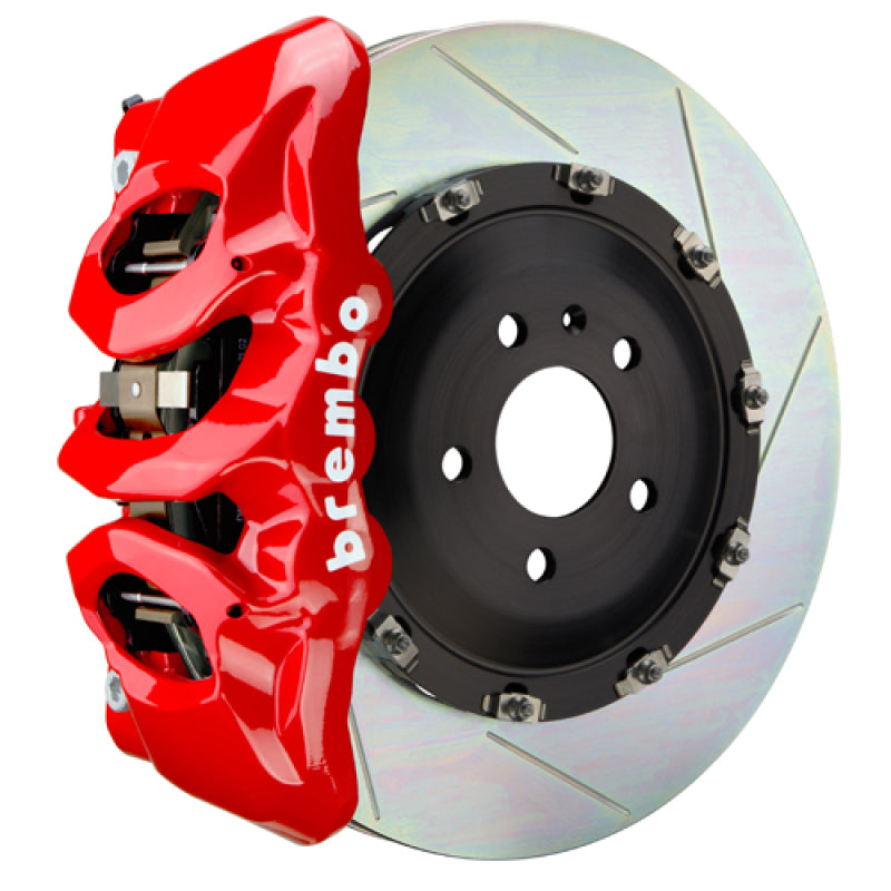 BRB Big Brake Kits - Brembo 25+ BMW X3 30 xDrive (G45) Front GT BBK 6 Piston Cast 380x34 2pc Rotor Slotted Type-1 - Red