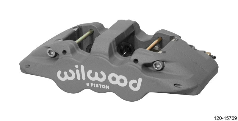 WIL Aero Caliper - Wilwood Caliper-Aero6-L/H - Type III Ano 1.62/1.12/1.12in Pistons 1.25in Disc
