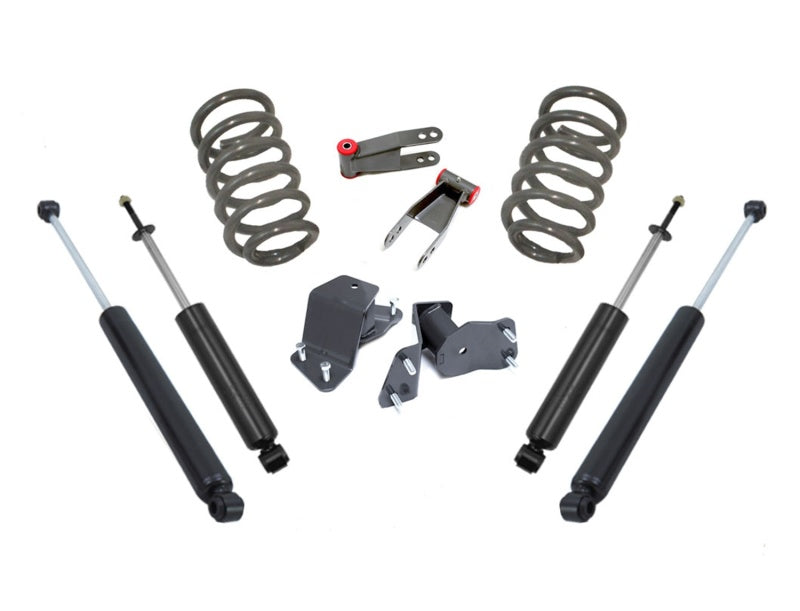 MXT Lowering Coils - MaxTrac 88-98 GM C1500/2500 2WD V6 5/6 Lug 2in/4in Lowering Coil Kit