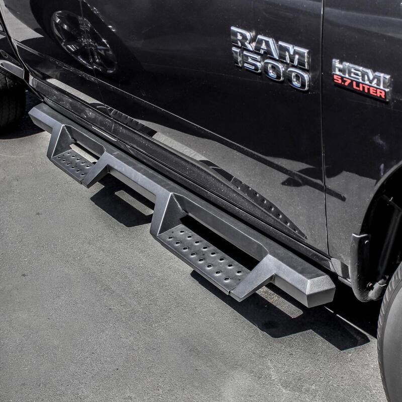 WES Nerf Bars - HDX Drop - Westin/HDX 09-18 Dodge/Ram 1500 Quad Cab Drop Nerf Step Bars - Textured Black