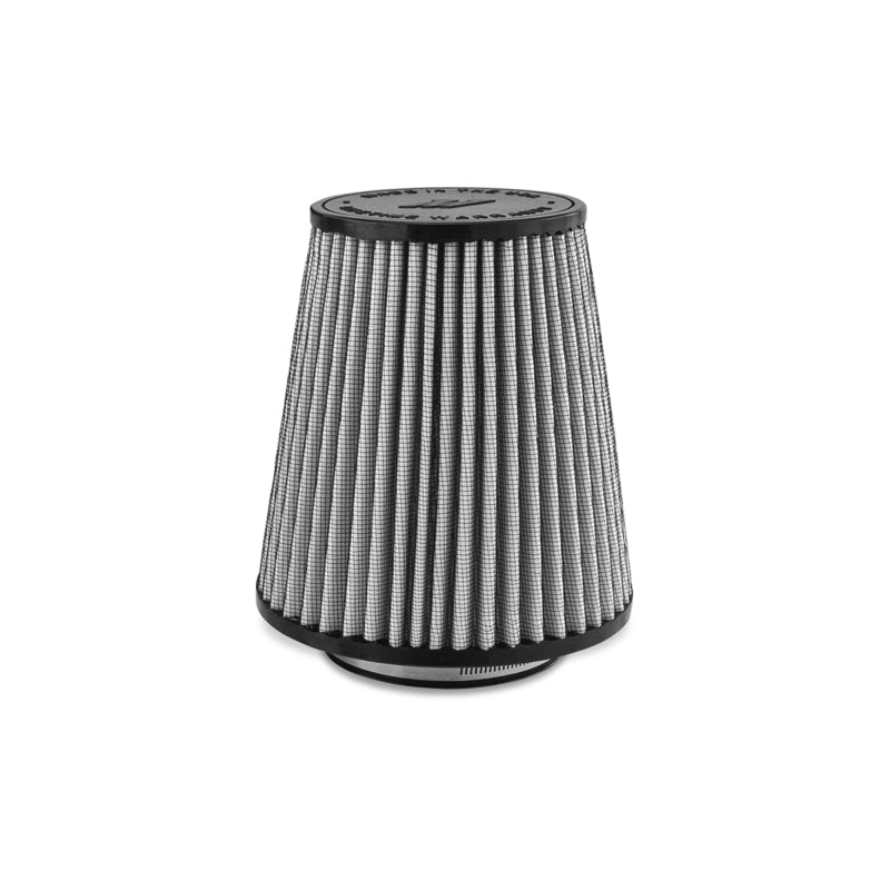 MM Air Filters - Mishimoto Air Filter 4.5in Inlet 7.8in Filter Length Dry Washable