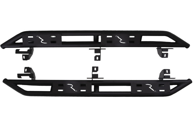 RAM Side Steps - Rampage 2018-2019 Jeep Wrangler(JL) Unlimited Sport 4-Door Trail Crawler Step - Black