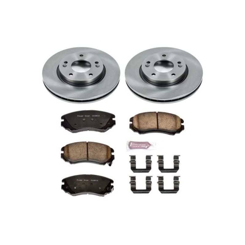 PSB Autospecialty Kit - Power Stop 07-10 Hyundai Elantra Front Autospecialty Brake Kit