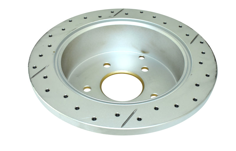 DBA Street Slot&Drill Rotors - DBA 05-06 Scion tC Rear Drilled & Slotted Street Series Rotor