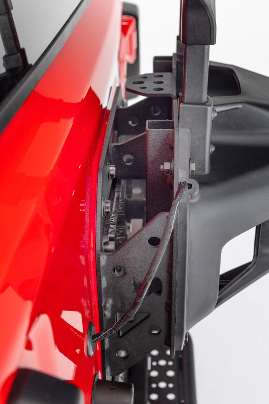 GOR Rockline Bumper - Go Rhino 18-20 Jeep Wrangler JL/JLU Rockline Spare Tire Relocation