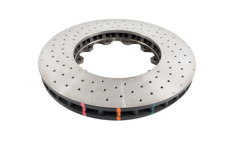 DBA 5000 Series Drilled Rotors - DBA 19+ Chevrolet Camaro ZL1 (w/ M6 Nuts) 5000 Series Cross Drilled & Dimpled Brake Rotor