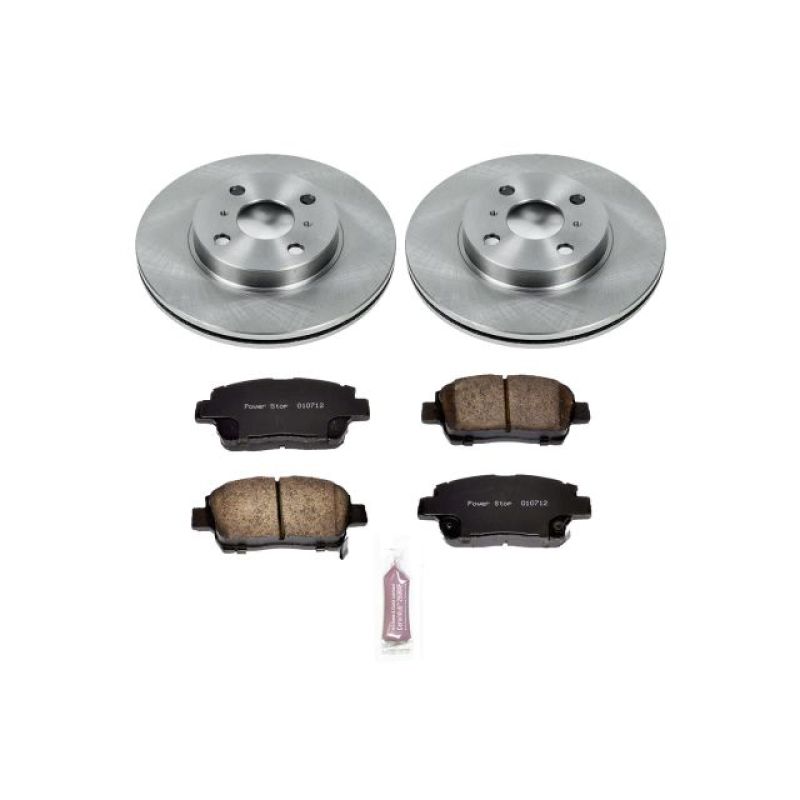 PSB Autospecialty Kit - Power Stop 01-05 Toyota Echo Front Autospecialty Brake Kit