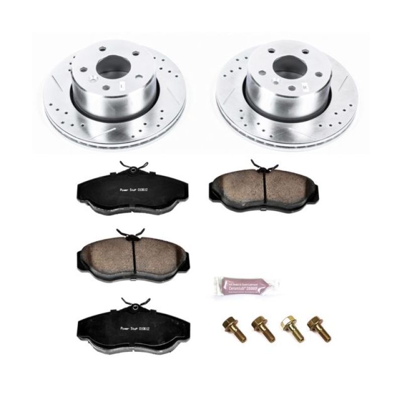 PSB Z23 Evolution Kit - Power Stop 99-04 Land Rover Discovery Front Z23 Evolution Sport Brake Kit