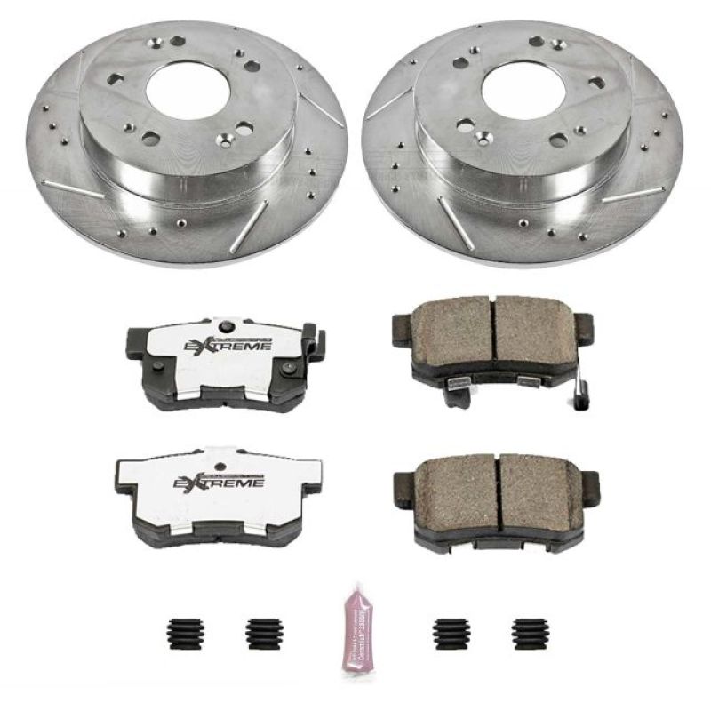 PSB Z26 Street Warrior Kit - Power Stop 13-15 Acura ILX Rear Z26 Street Warrior Brake Kit