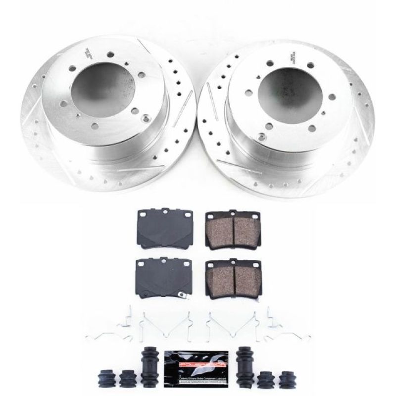 PSB Z23 Evolution Kit - Power Stop 97-04 Mitsubishi Montero Sport Rear Z23 Evolution Sport Brake Kit