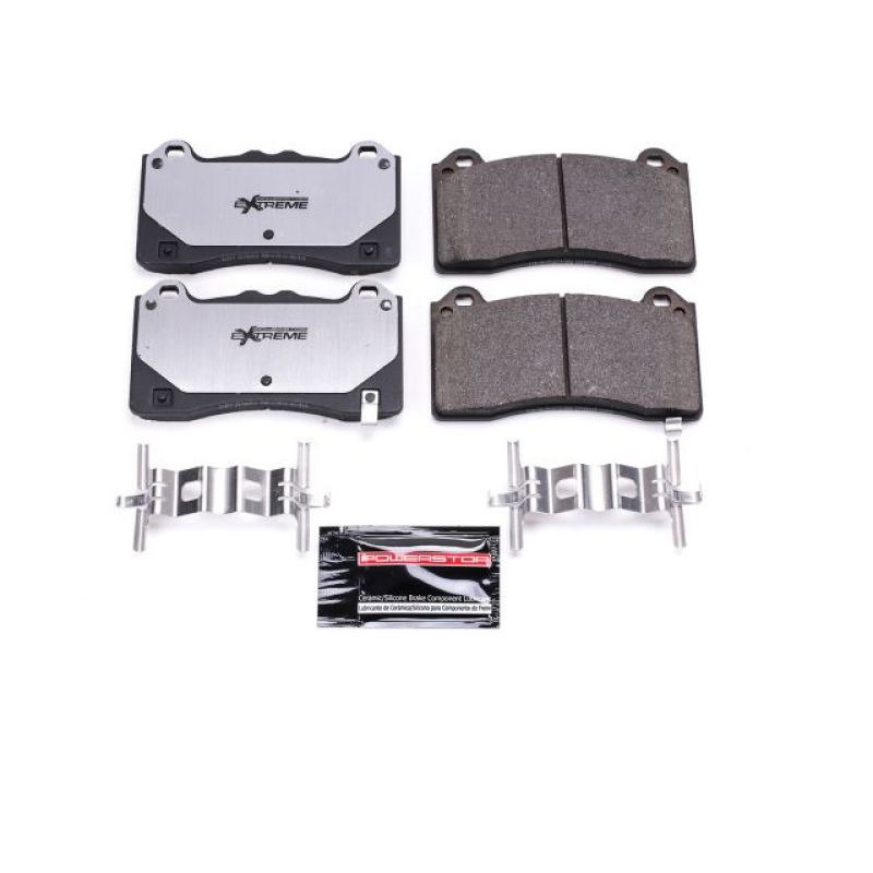 PSB Z26 Extreme Brake Pads - Power Stop 16-18 Ford Focus Front Z26 Extreme Street Brake Pads w/Hardware