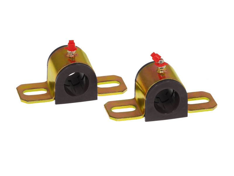 PRO Sway/End Link Bush - Blk - Prothane Universal Greasable Sway Bar Bushings - 1 1/16in - Type B Bracket - Black