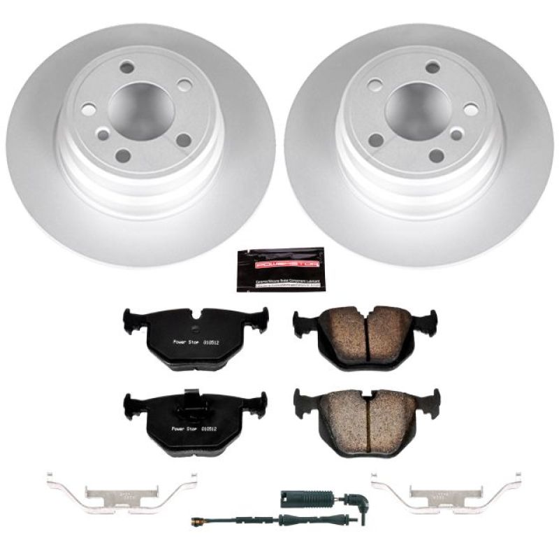 PSB Z23 Evolution Coated Kit - Power Stop 00-06 BMW X5 Rear Z23 Evolution Sport Coated Brake Kit