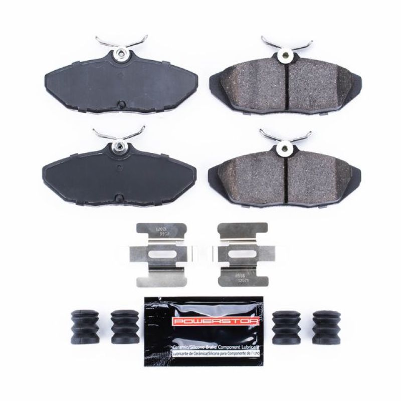 PSB Z23 Evolution Brake Pads - Power Stop 01-02 Dodge Viper Rear Z23 Evolution Sport Brake Pads w/Hardware