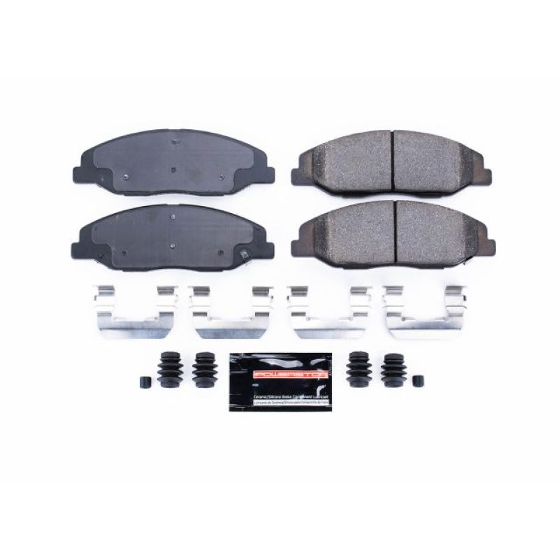 PSB Z23 Evolution Brake Pads - Power Stop 08-14 Cadillac CTS Front Z23 Evolution Sport Brake Pads w/Hardware